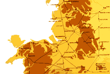 Map of Roman North West Britain